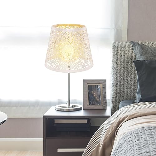 Miniatura 3 de EXCEART Pantalla de metal E27 con diseño de árbol hueco para lámpara colgante de piso de mesa de 6.1 pulgadas, accesorio de luz decorativa para el