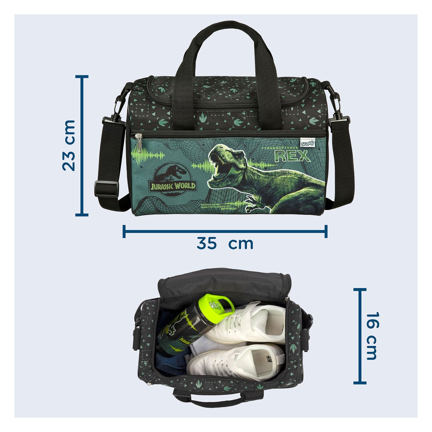Scooli Sporttasche Borsa Palestra Unisex Bambini Ragazzi