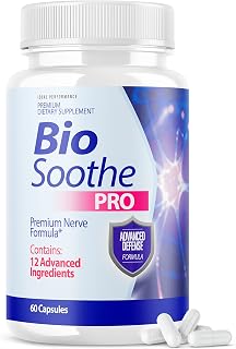 IDEAL PERFORMANCE Biosoothe Pro Neuropathy Treatment Capsule for Nerve Pain Repair Pills Bio Soothe Premium Formula Supplement Alpha Fix Neeve (60 Capsules)