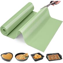 Silicone Baking Mat Roll, Non Stick Silicone Mat for Baking, Heat Resistant Baking Macaron Bread Mat, Reusable Dough Rolling Mat, Non Slip Countertop Protector Mat, Counter Mat, Oven Mat