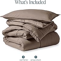 Vista 315 de Bare Home Comforter Set - King/California King Size - Ultra-Soft - Goose Down Alternative - Premium 1800 Series - All Season Warmth