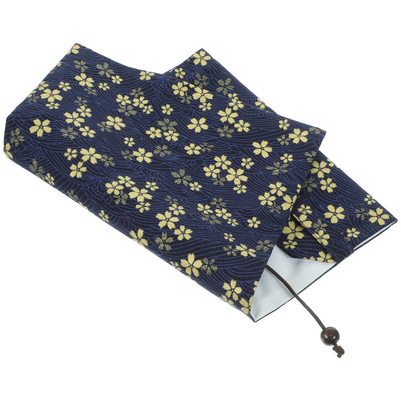 VILLCASE 5 Pièces couverture de livre en tissu fait main toile de livre pour la reliure Couverture du livre bookcase protège cahier Protège-cahier protège-livres tissu de livre chiffon Navy