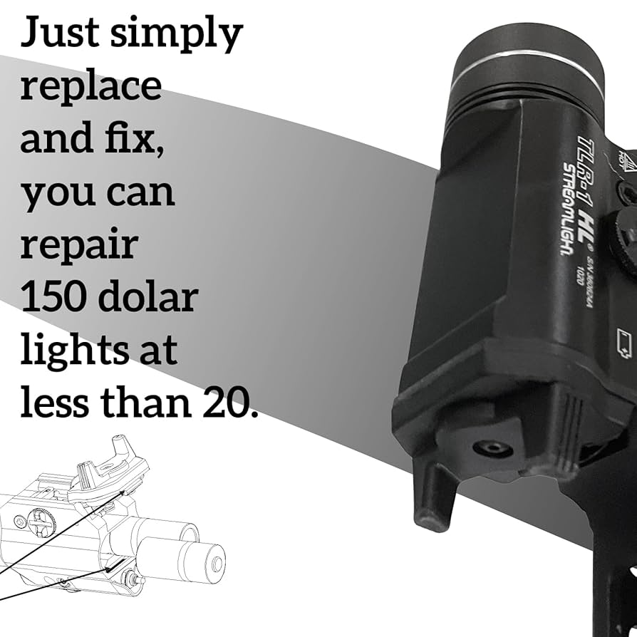 STREAMLIGHT TLR-1 　実物 リモートスイッチ用バッテリードア STREAMLIGHT TLR-1 実物 リモートスイッチ用バッテリードア