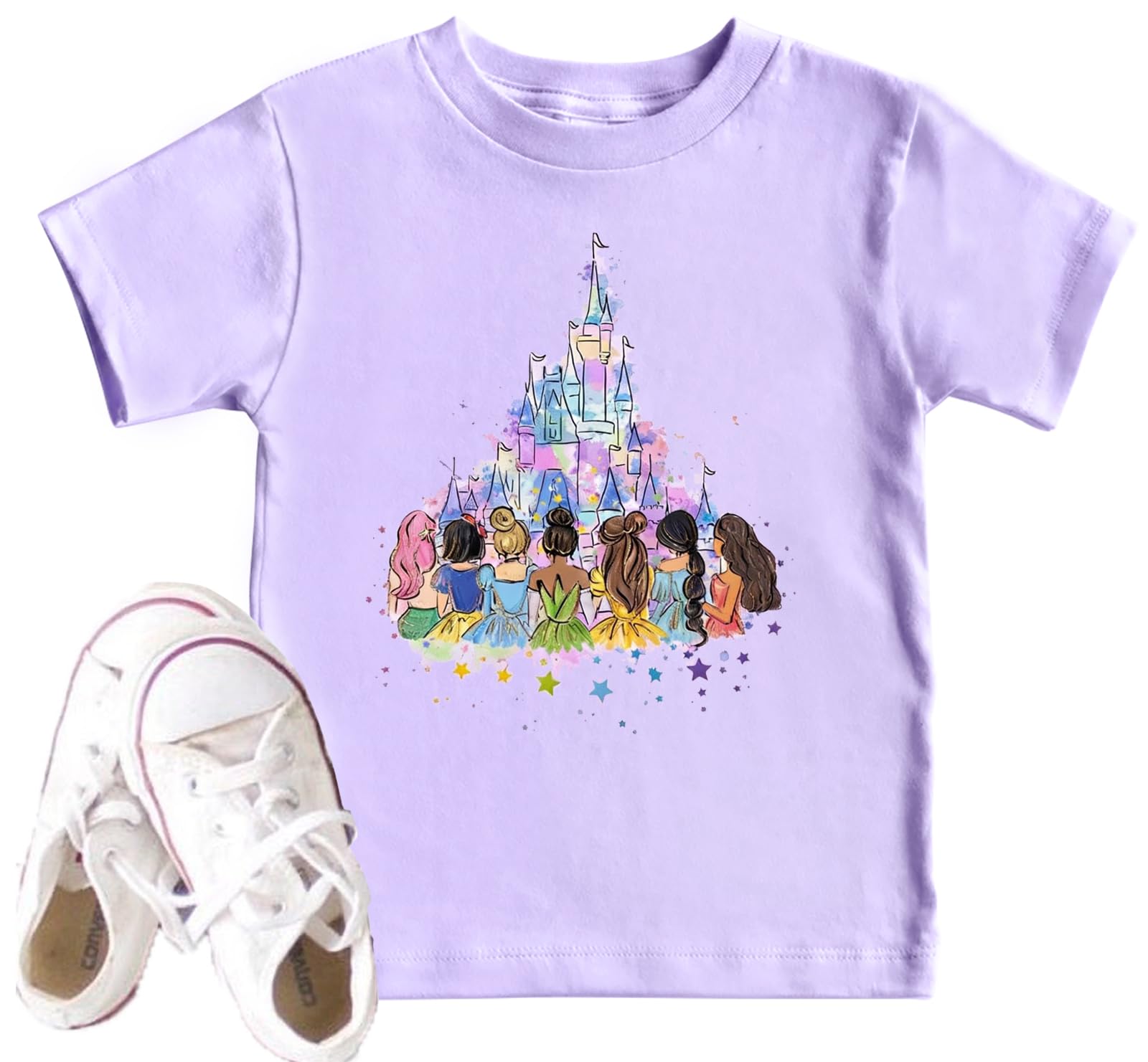 Magical Shirts Women Girls Family Vacation Matching Shirt Magic Kingdom T-Shirt Mommy and Me Trip Short Sleeve Tops