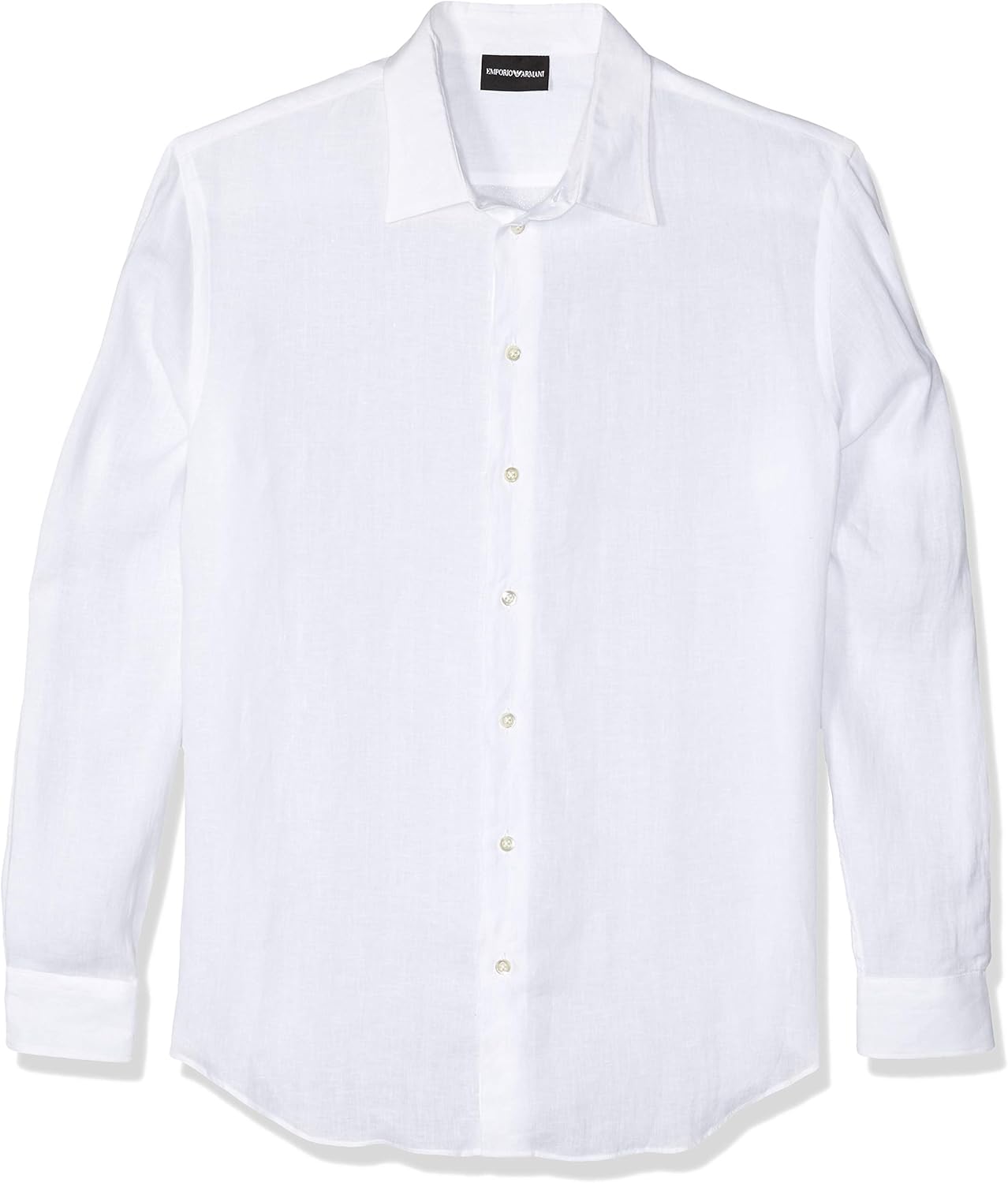 Emporio Armani Men's Long-Sleeved Woven Sportshirt
