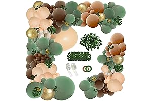 PERPAOL Dinosaur Balloon Arch: Safari Jungle Garland for Wild Adventures