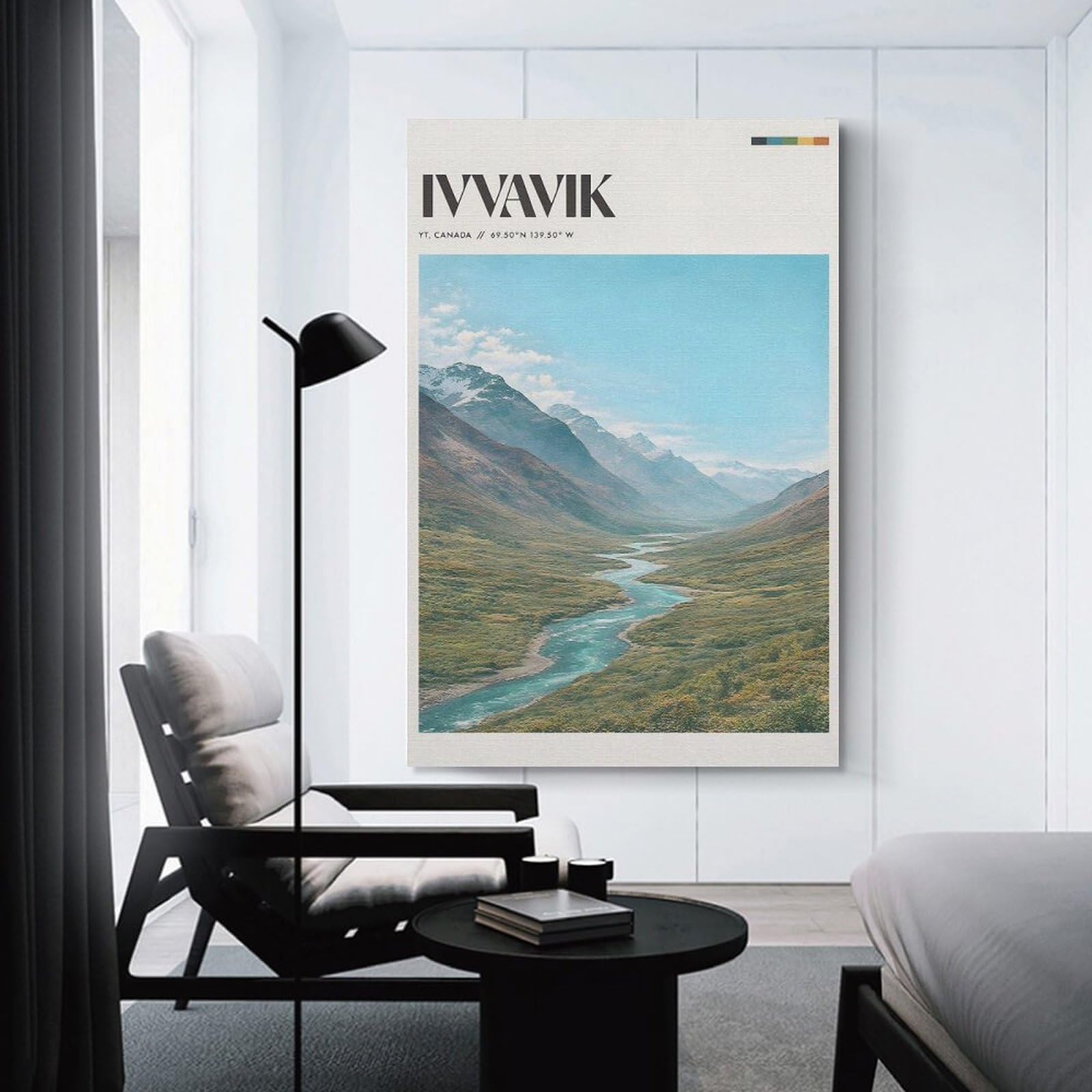 Junmoney Ivavvik National Park Landscape Room Decor Wall Art 12x18inch(30x45cm), for Art Walls, Layered Displays Or Homes, Wall Decor Suited to Curated Displays