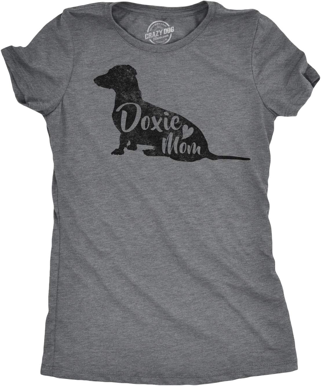 Crazy Dog T-ShirtsWomens Dog Mom and Cat Mom Funny T Shirts Cute Pet Tees for Women with Cats or Dogs