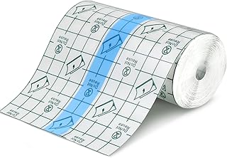 Transparent Dressing Adhesive Bandage Waterproof Clear Adhesive Bandages Stretch Tape for Tattoos Swimming (3.94 Inch x 5.47 Yard)