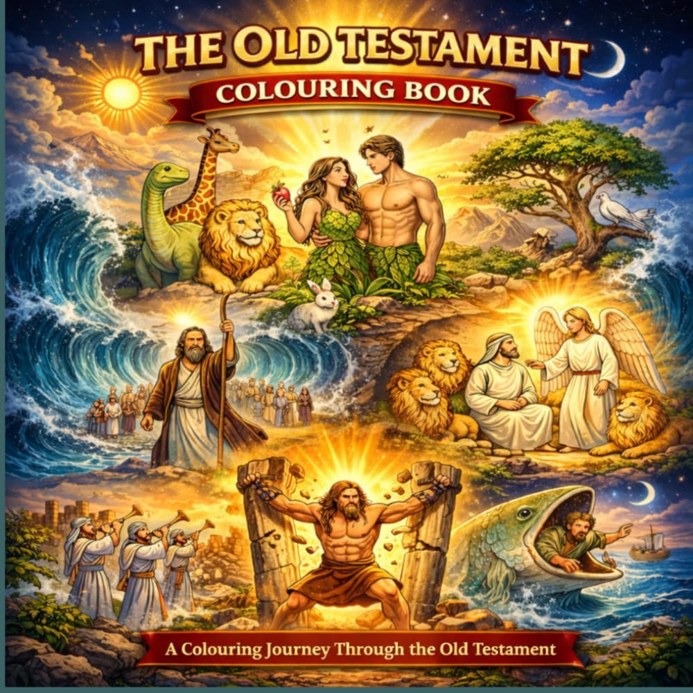 The Old Testament Colouring Book: A Colouring Journey Through the Old Testament