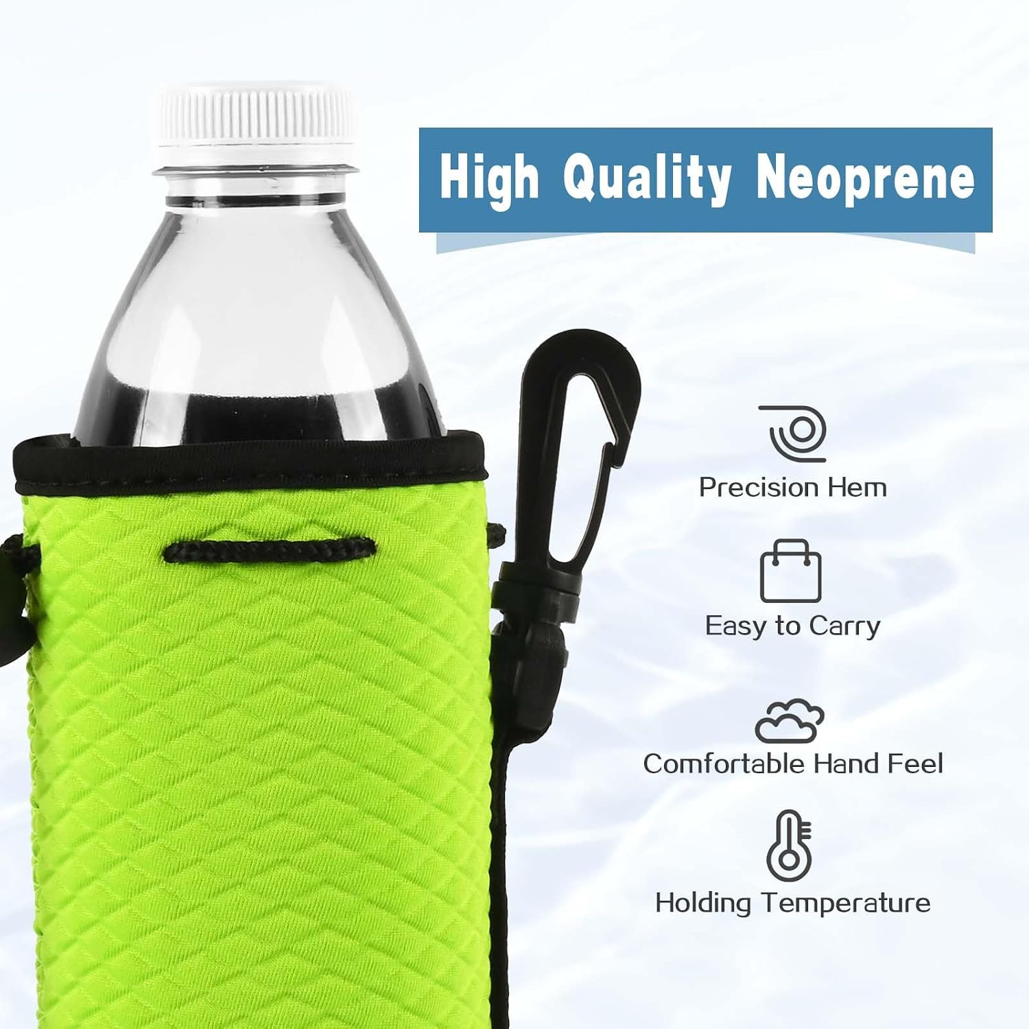 16-18 Oz Can Cooler, Portable Neoprene Sleeve for 6 Pack, 3 Pack