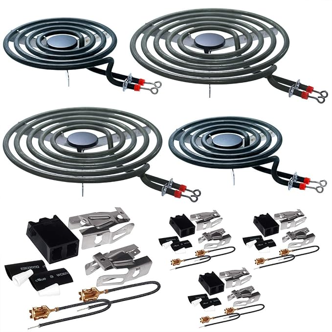 Ansoon MP22YA Electric Range Burner Coil Element Unit Set
