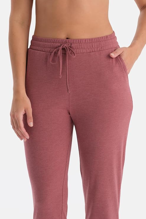 Dagi Kadın Pijama Takımı Kısa Kollu Tişört Pantolon Kiremit