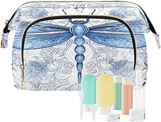 Kigai Dragonfly Pattern Makeup Bag Cosmetic B...