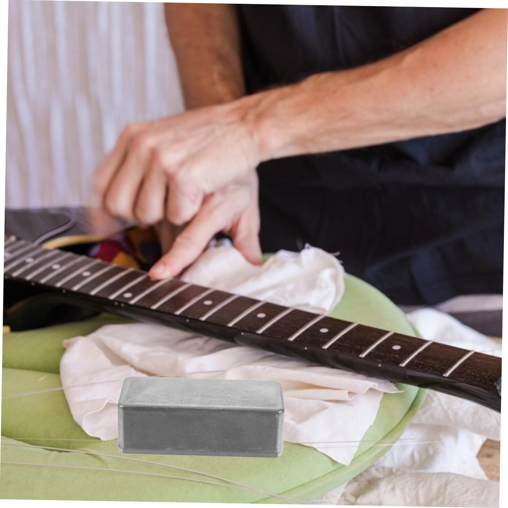 ULDIGI Effector Box Aluminum Organizer Secure Storage for Guitar Pedals Project Boxes for Electronics