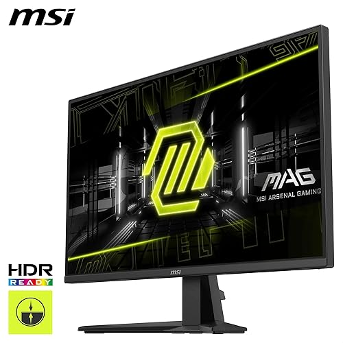 MSI MAG 275QF 27-Inch WQHD 2560x1440 Gaming Monitor - Rapid IPS, 180Hz, 0.5ms, HDR ready, AMD FreeSync, Eye care, AI vision, HDMI 2.0b, DP 1.2a, Frame-less, Tilt Adjustable, Vesa Mount, Black - 3