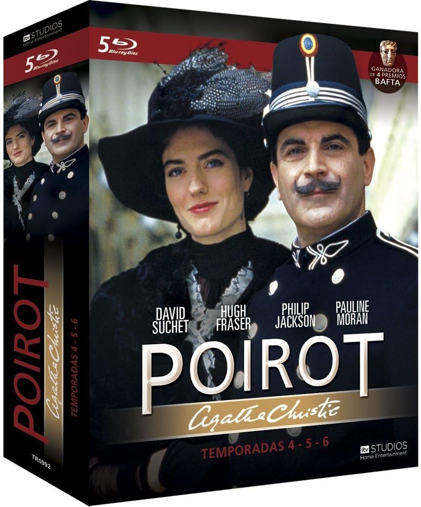 Agatha Christie's - Poirot (Season 4-6) - 5-Disc Box Set ( Agatha Christie: Poirot The ABC Murders / Death in the Clouds / One, Two, Buckle My Shoe / The Adventure of the Egyptian Tomb / The (Blu-Ray)