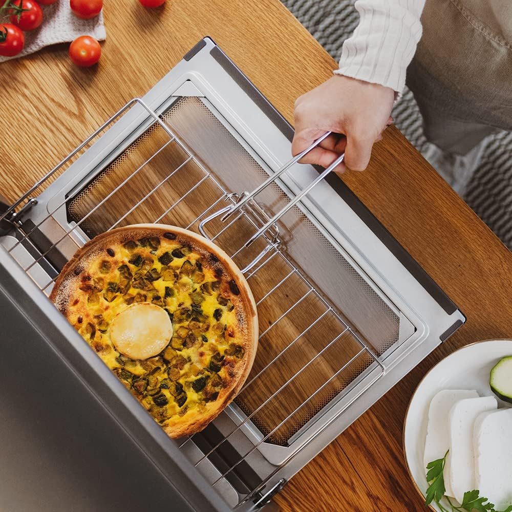 Cecotec Forno elettrico da Tavolo Multifunzione BakeToast 2800 White. 1600 W, 28 Litri Capacità, Temperatura regolabile, Luce Interna, 3 Modi, Timer, Include teglia, griglia e manico con pinza Cecotec Forno elettrico da Tavolo Multifunzione BakeToast 2800 White. 1600 W, 28 Litri Capacità, Temperatura regolabile, Luce Interna, 3 Modi, Timer, Include teglia, griglia e manico con pinza