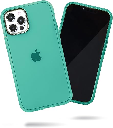 Miniatura 20 de SteepLab Funda de barrera para iPhone 12 y iPhone 12 Pro, absorción de impactos de protección de 360 grados con bisel elevado y colores llamativos