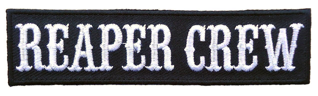 Titan One Europe - Tactical Reaper Crew Outlaw Military Biker Patch (Black)