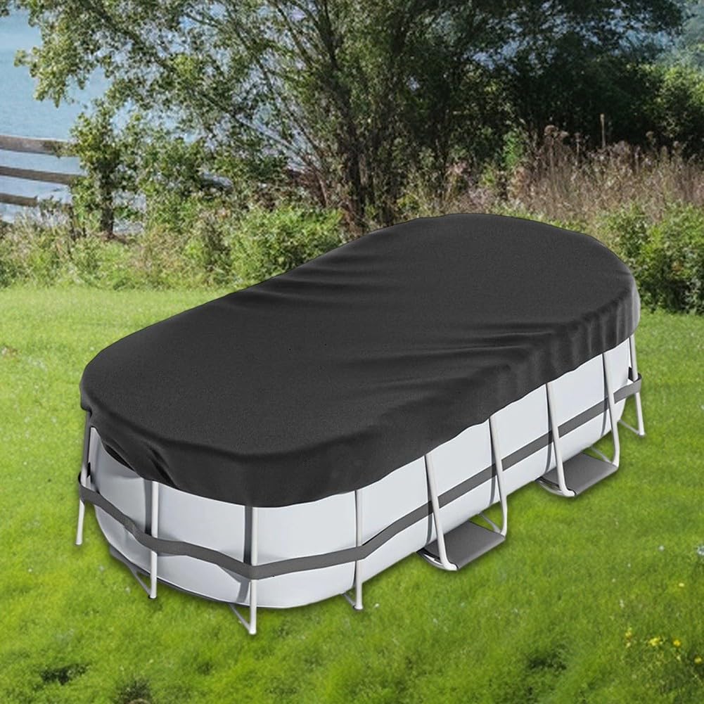 Bâche rectangulaire en tissu Oxford pour piscine hors sol