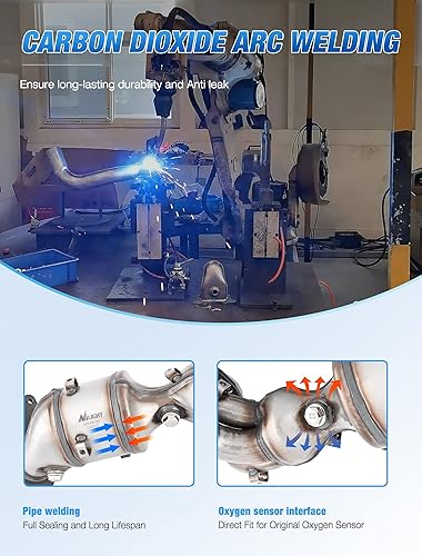 Vista 33 de Nilight Catalizador para Hyundai Accent 2012-2017/Hyundai Veloster 2012-2017/Kia Rio 2012-2014/Kia Soul 2012 2013 2014 2015 2016 (estándar EPA)