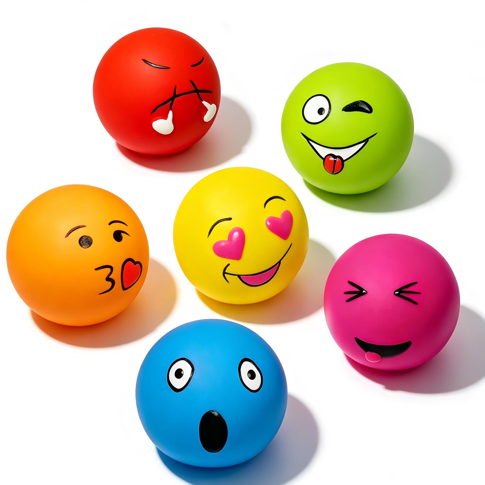 HOLYSTEED Latex Squeaky Dog Balls for Small Dogs