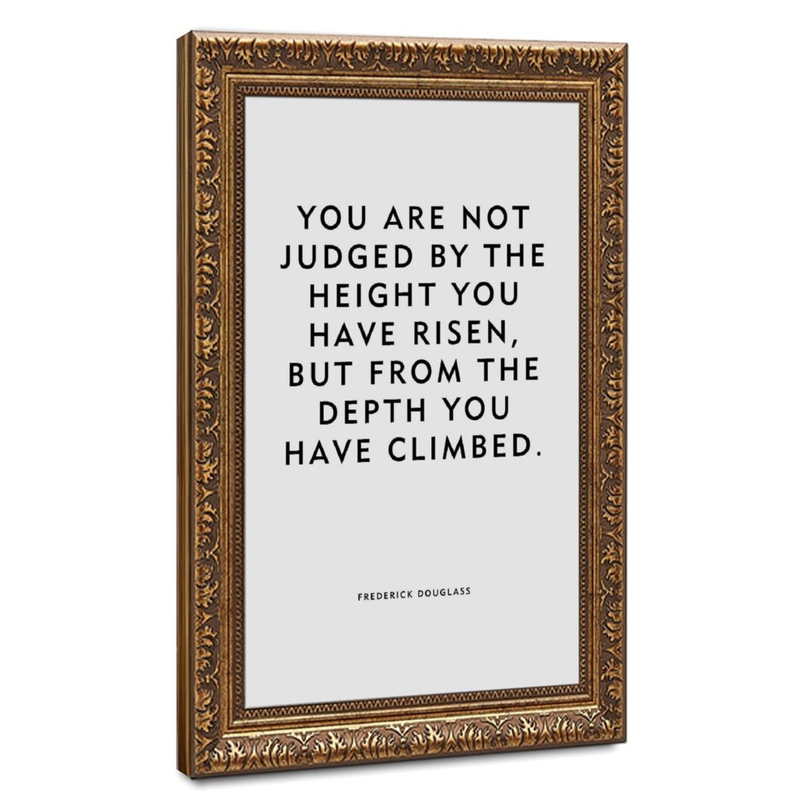 ELKPDOE Not Judged Poster Motivational Quotes