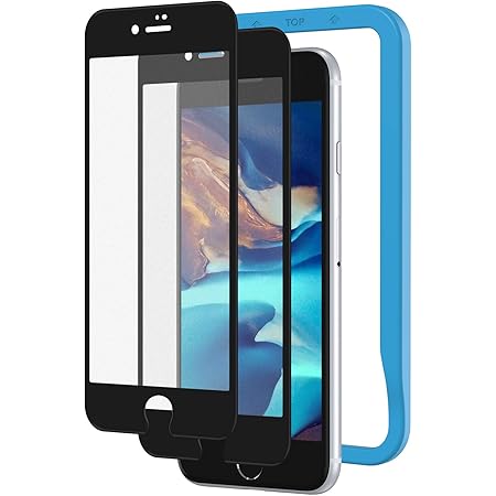 Amazon アンチグレア Nimaso 強化ガラスフィルム Iphone Se 第2世代 Iphone8 7 用 全面保護フィルム 反射防止 2枚セット Nspg86 Nimaso スクリーンプロテクター