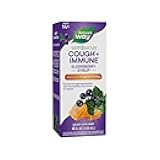 Nature's Way Sambucus HoneyBerry Cough Syrup with Black Elderberry Extract & Organic Honey, Immune Support*, 4 Fl. Oz