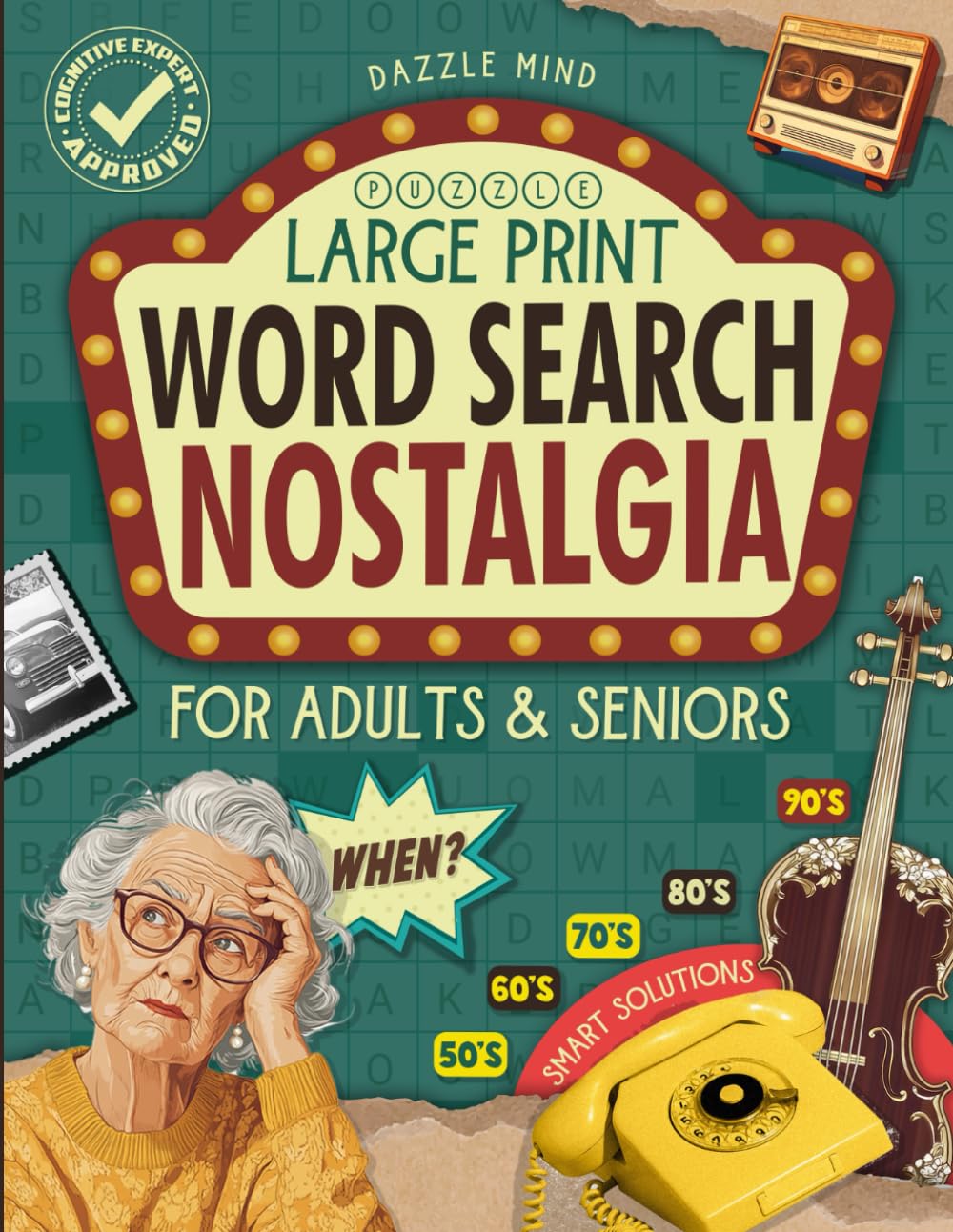 Word Search Books for Adults Large Print Puzzle: Brain Memory Games ...