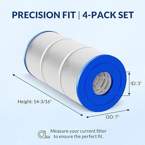 Miniatura 2 de Cartuchos de Filtro para Piscina CCP240 Mejorados de 5 oz, Compatibles con Pentair Clean & Clear Plus 240 (#160310), Reemplaza OEM 178569, R173572