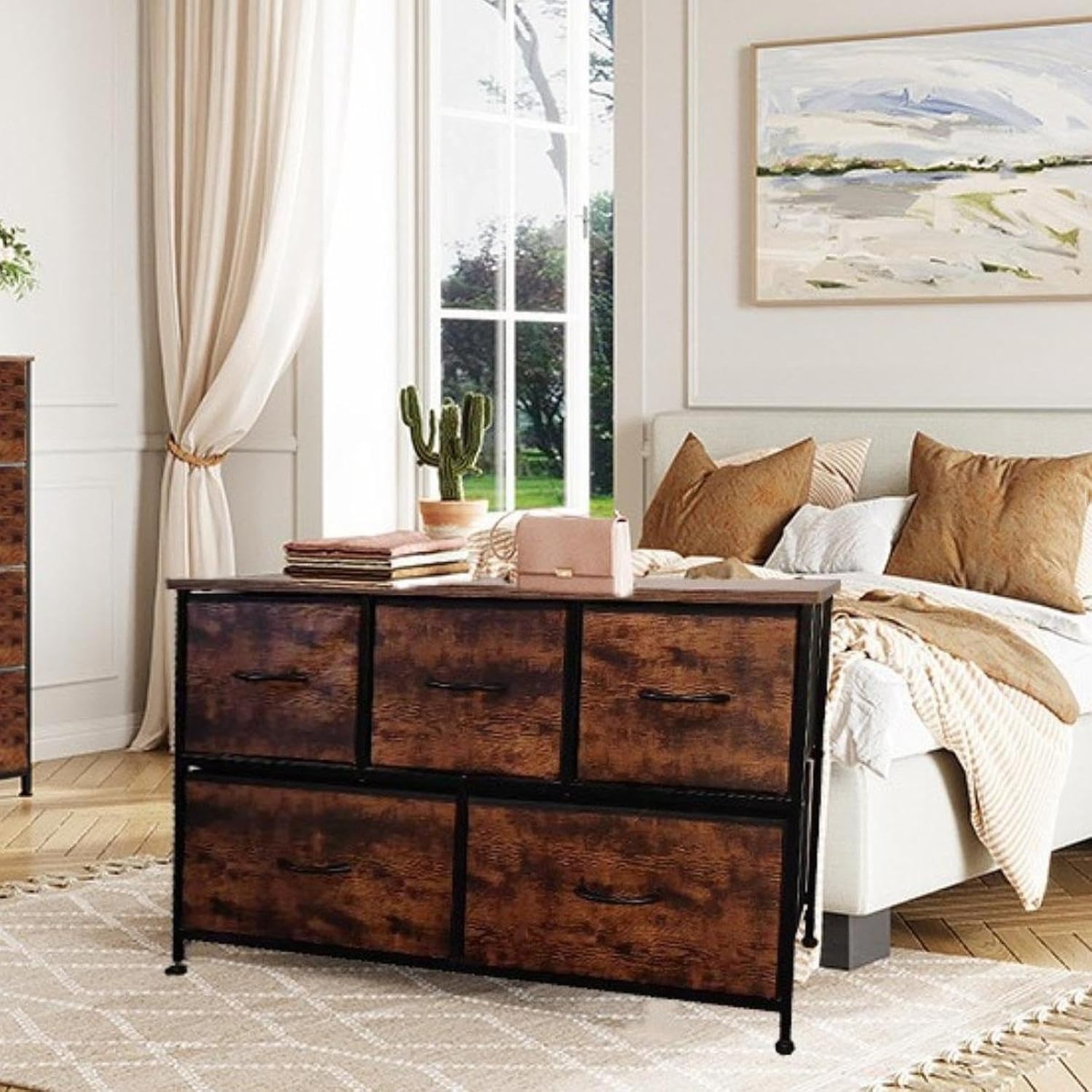 Toysmith クローゼット用チェスト ファブリックドレッサー 鉄製