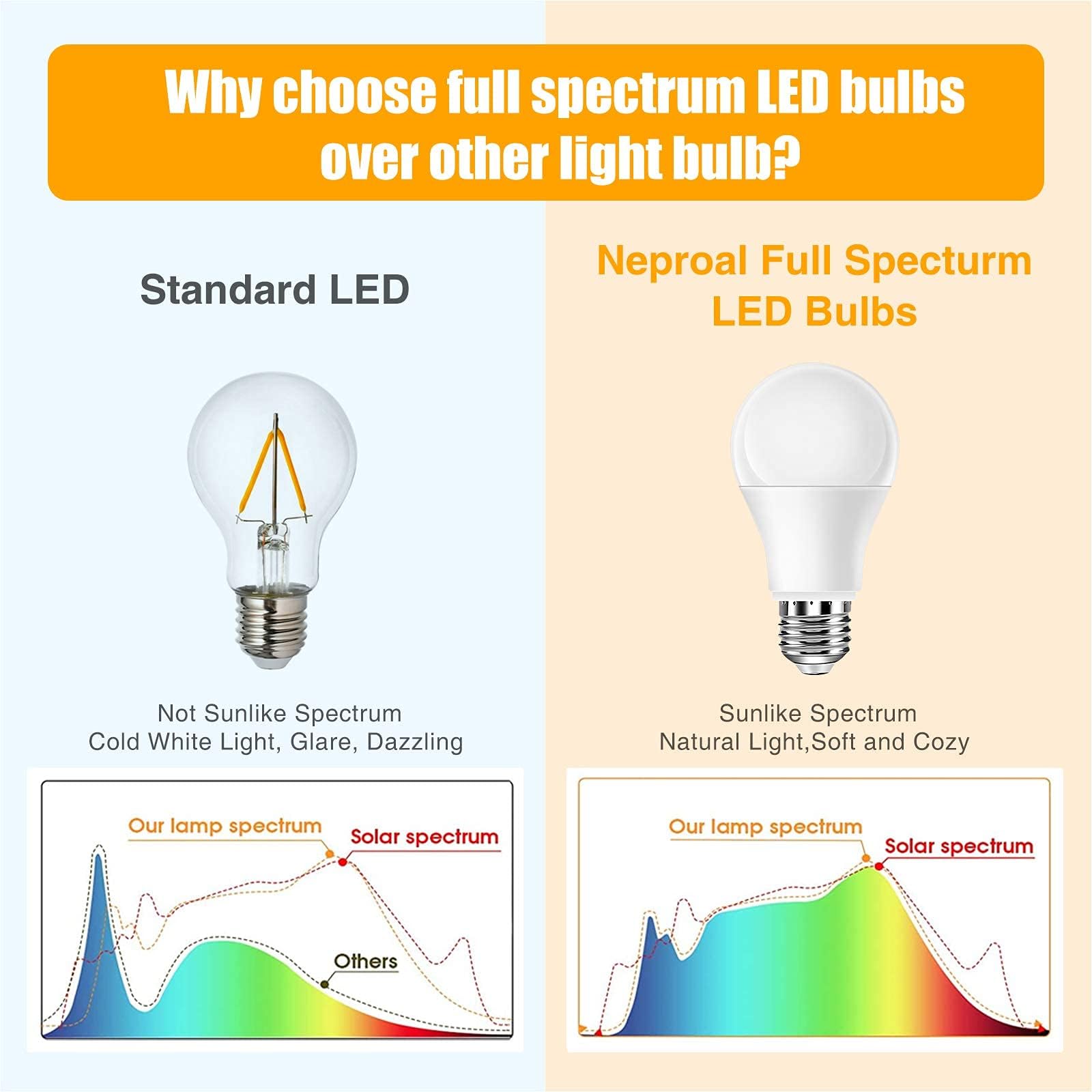 Rechargeable Light Bulbs + Full Spectrum Light Bulbs