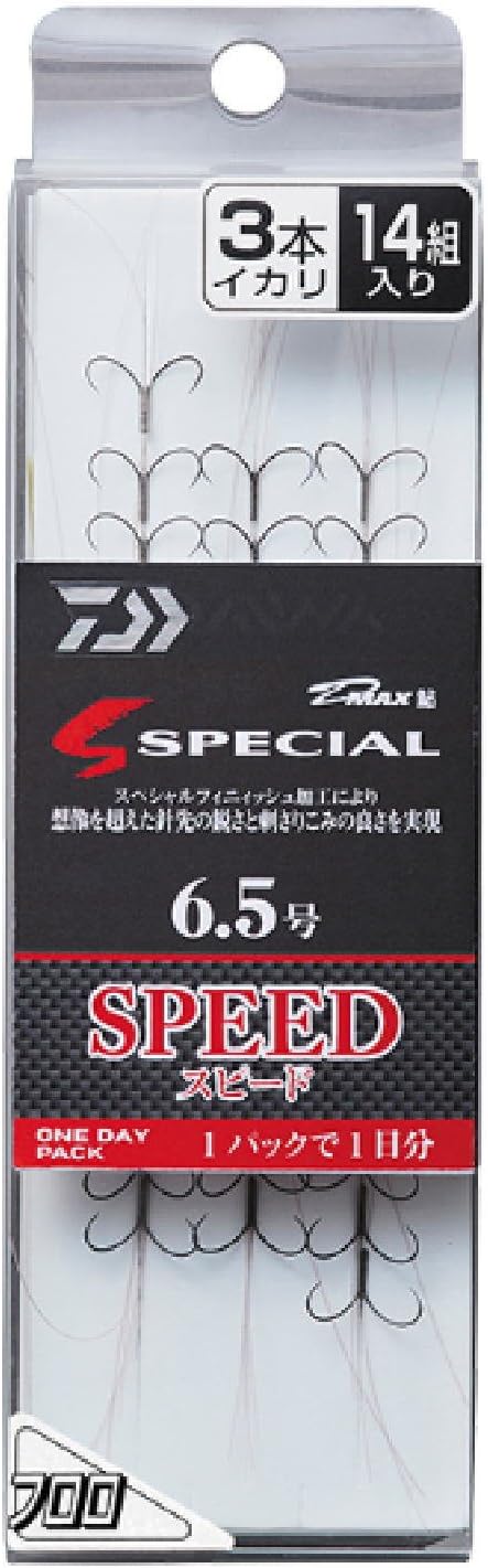 Daiwa D-MAX Sweetfish Special One Day Pack, Fluoro Harris, 3 Pieces, Squid Speed, No. 6.5