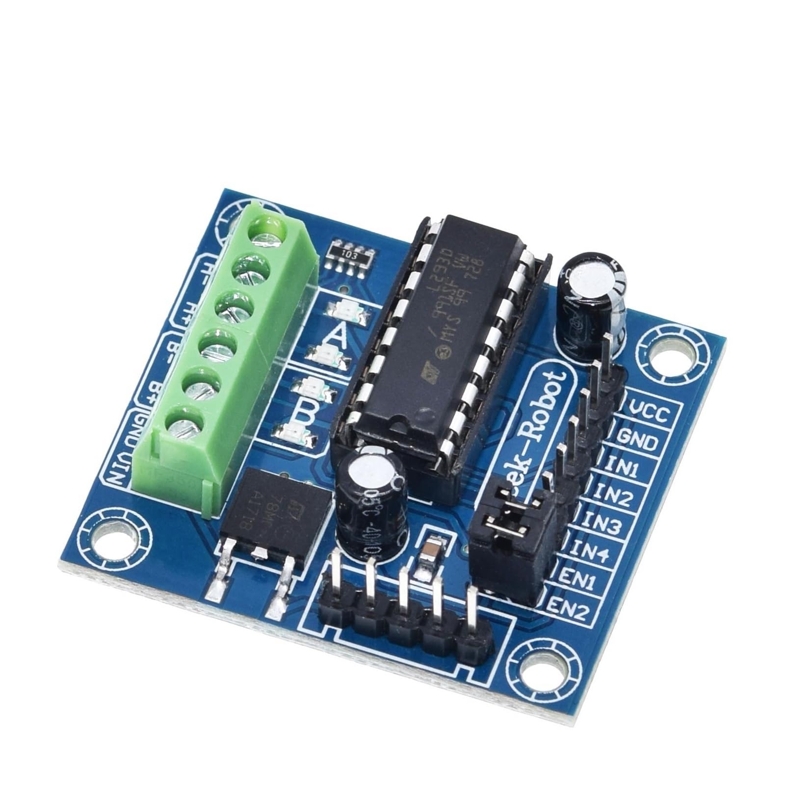 ZIPCOM development board 1pcs Mini 4CH 4 Channel Motor Drive Driver Shield L293 L293D Expansion Board Module