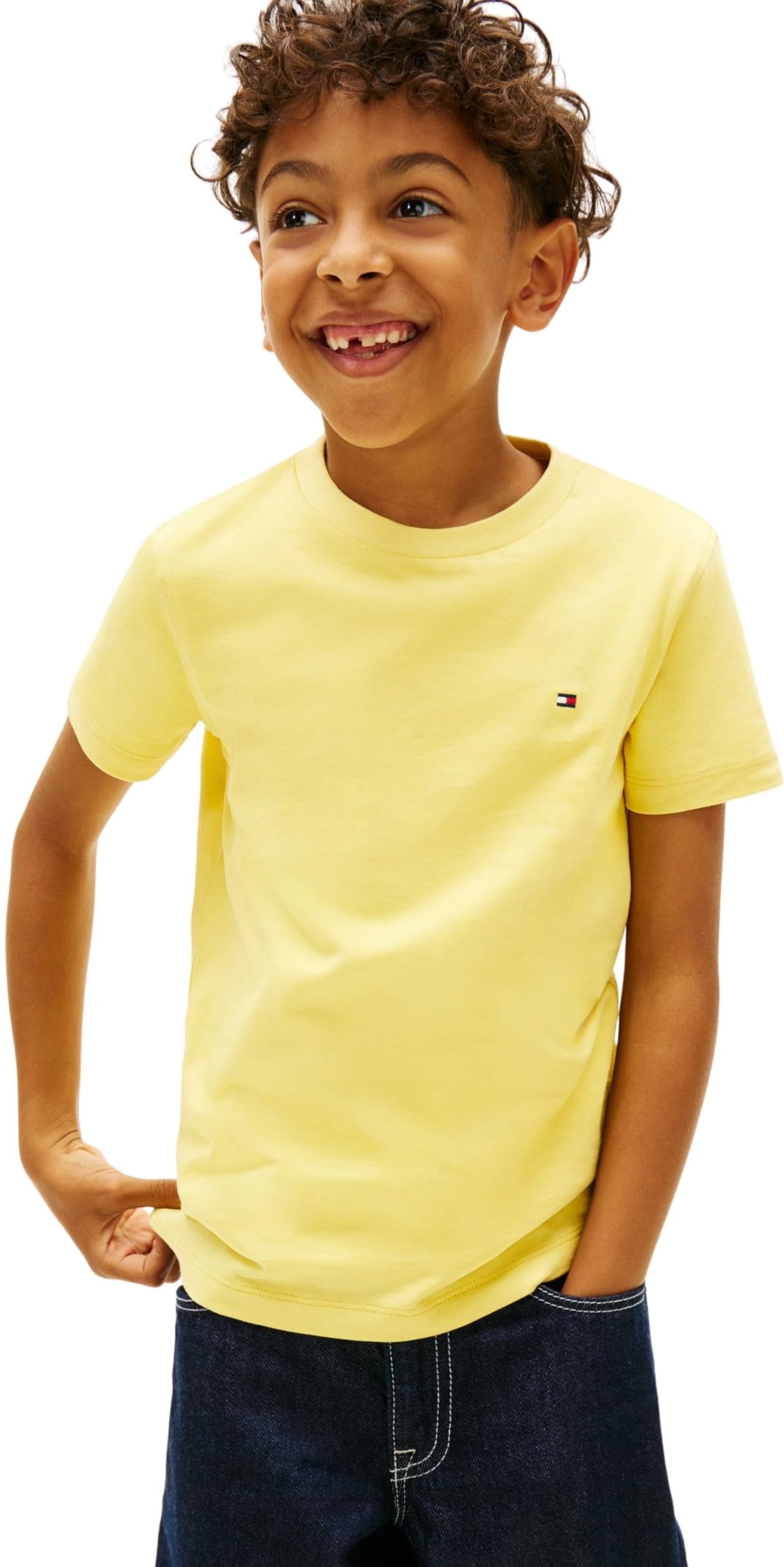 Tommy Hilfiger Short Sleeve T-Shirt Yellow 10Y (138Cm)