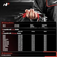 Vista 2 de A-Premium Cables de bujía de 0.276 in compatibles con Volkswagen Beetle, Campmobile, Fastback, Karmann Ghia, Squareback, Transporter, Thing, Super