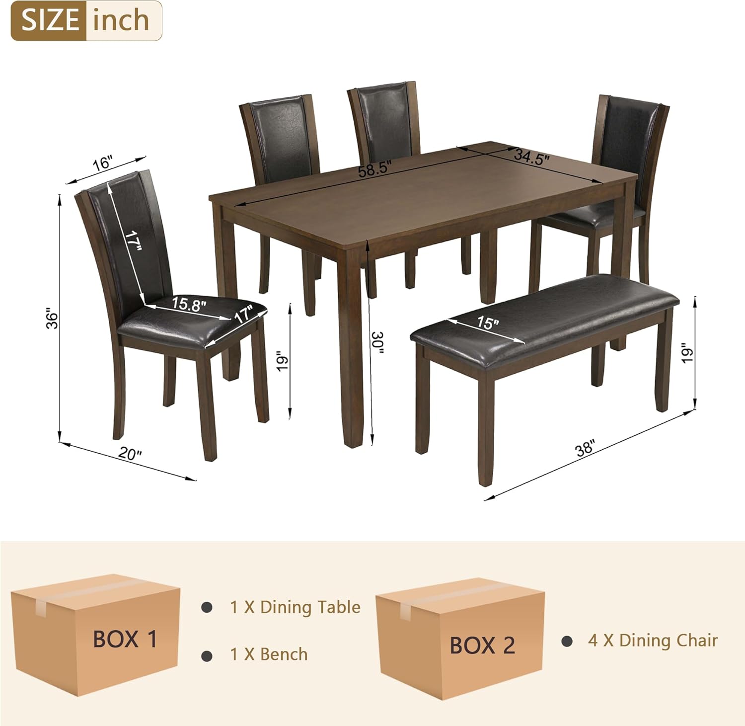 Collage showing the dining set suitable for various occasions: a restaurant setting, a kitchen, and a family bistro.