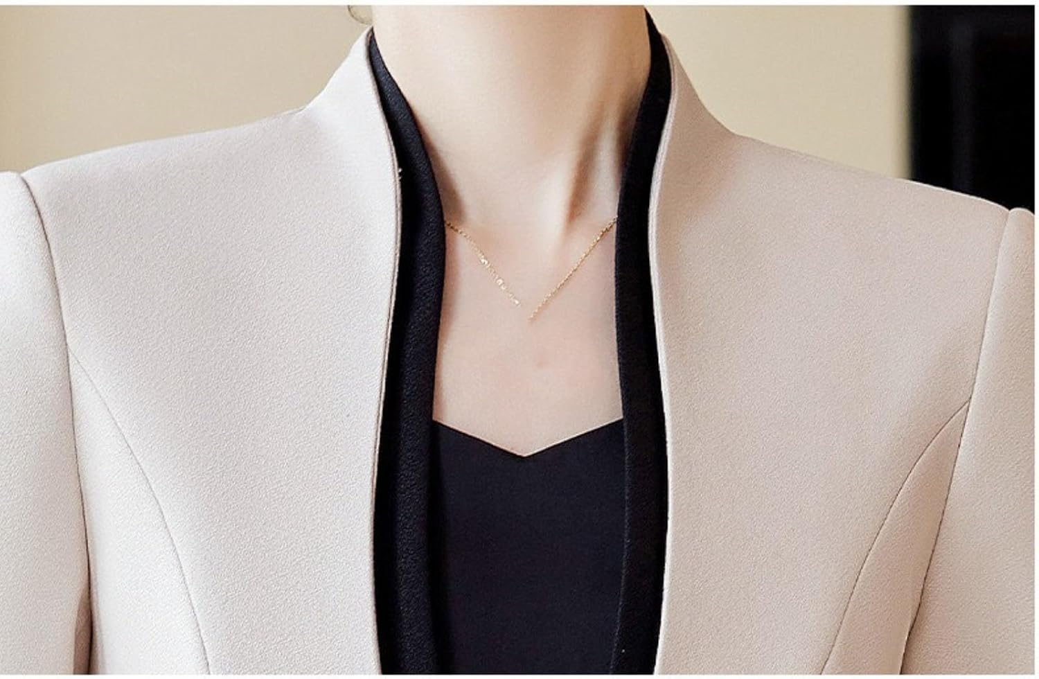 Women's Formal Blazer Skirt Suit Set for Interview Business