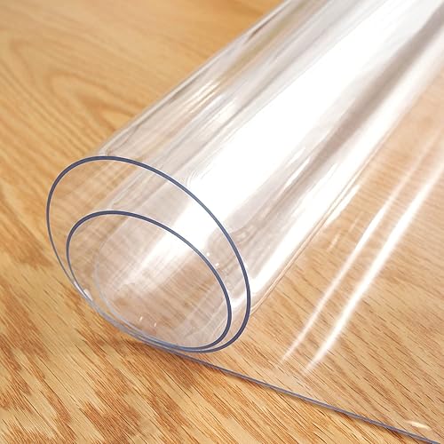 Miniatura 2 de Alfombrillas para sillas de suelo duro, 0.059 in de grosor, protector de mesa transparente para mesa de comedor, protector de mesa de plástico,