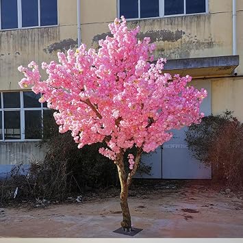 Artificial Cherry Blossom Tree, Large Wishing Tree,Stunning Simulation Plant for Indoor/Outdoor Wedding, Event, Party, Restaurant, Mall Decor