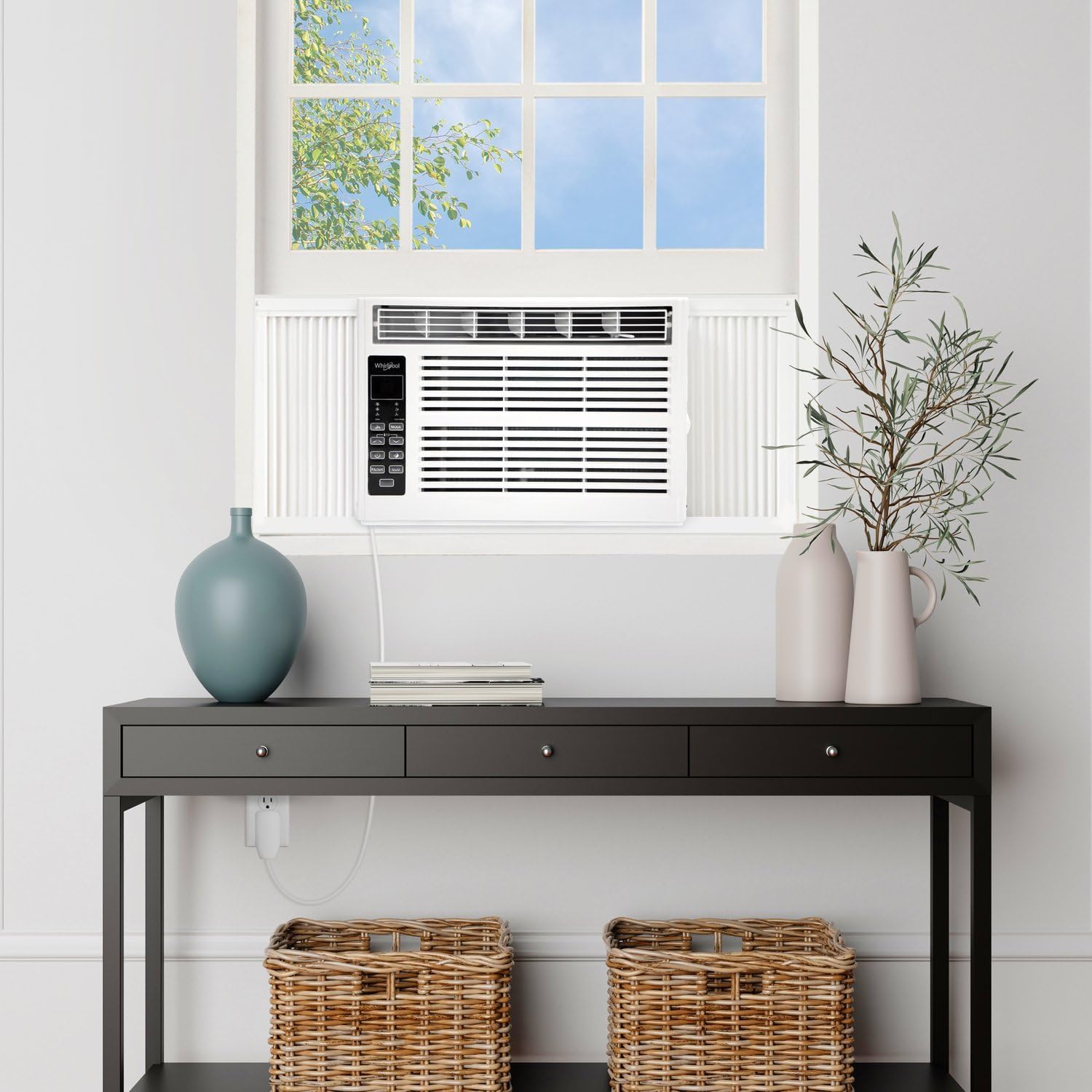 Whirlpool 8,000 Btu Window Air Conditioner With Dehumidifier...