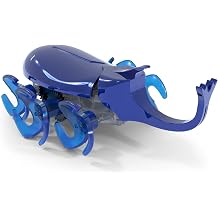 Hex Bots Scarab/Rhino Autonomous Mechanical Insect Toy for Kids Adjustable Robot Beetle Robot Toy for Children Aged 3+