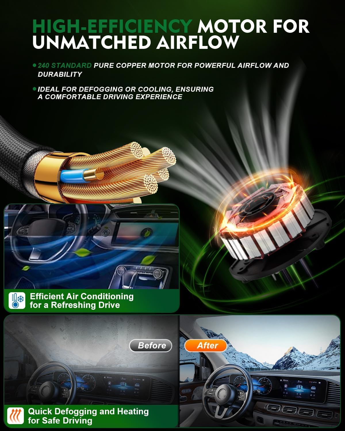 for:-Dodge Dart HVAC Heater Blower Motor with Fan Cage for:-Dodge Dart 2013 2014 2015 2016 1.4L 2.4L Replacement OE# 700315, 68163782AA, 68225055AB, PM4050, 2311894, 76971