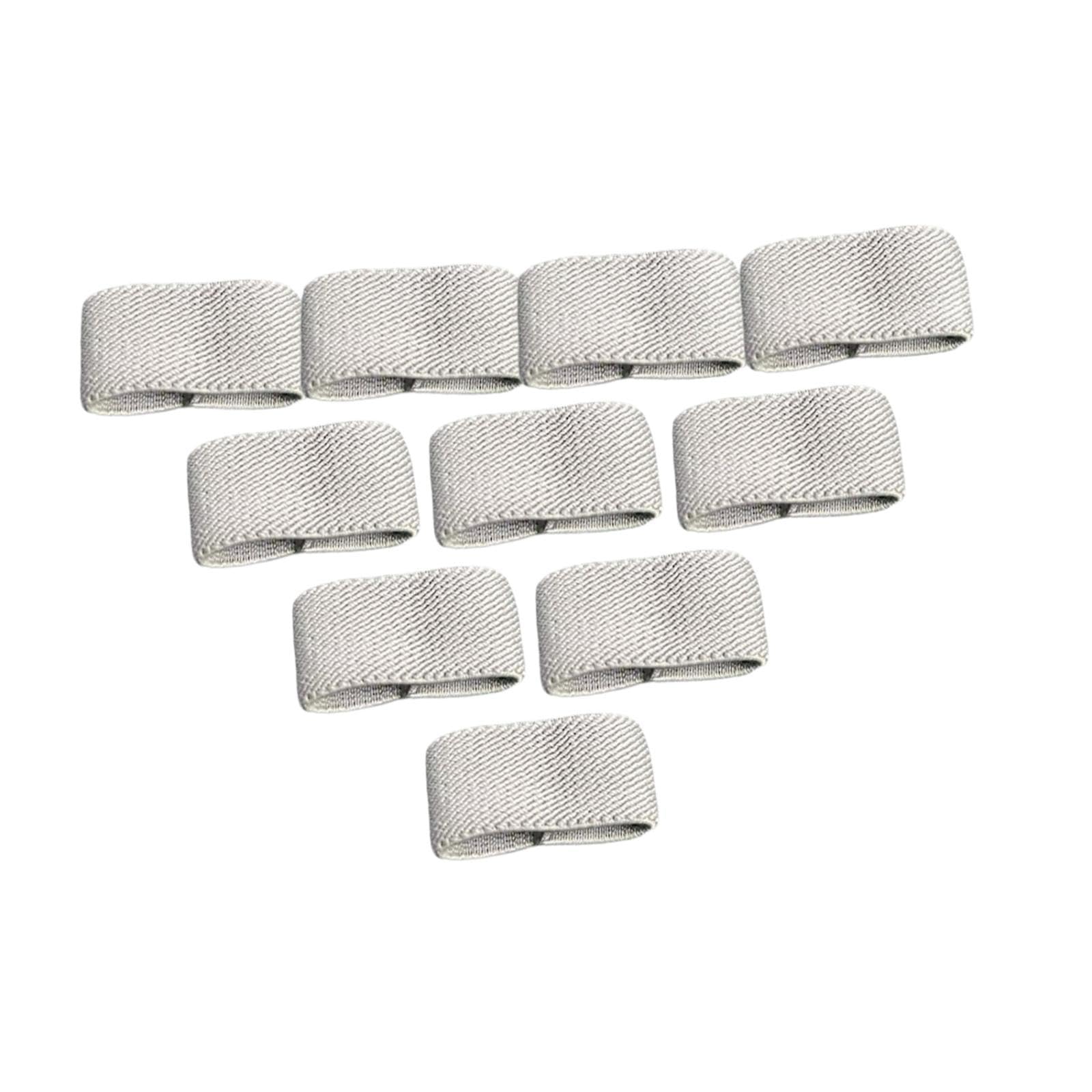 CALANDIS 10Pcs Elastic Belt Keepers for Pants Belt Nylon Accessories Belt Holder Band Light Grey | Other Camping/Hiking Backpacks | Hiking Backpacks | Camping & Hiking | Outdoor Sports-image-27
