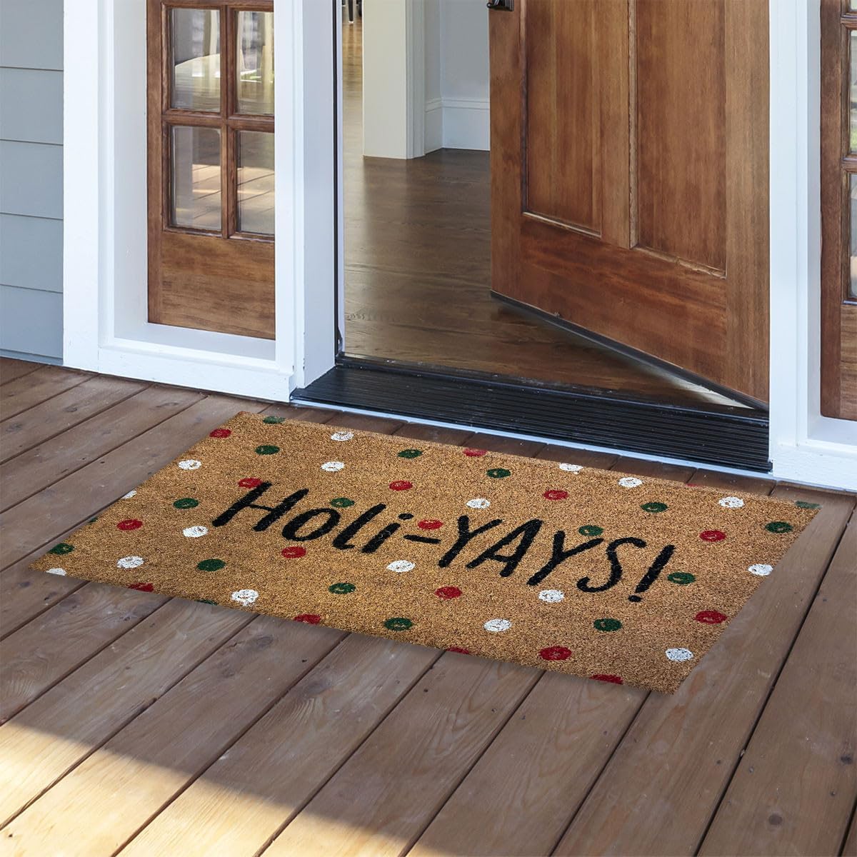 Briarwood Lane Holi Yays Coir Doormat