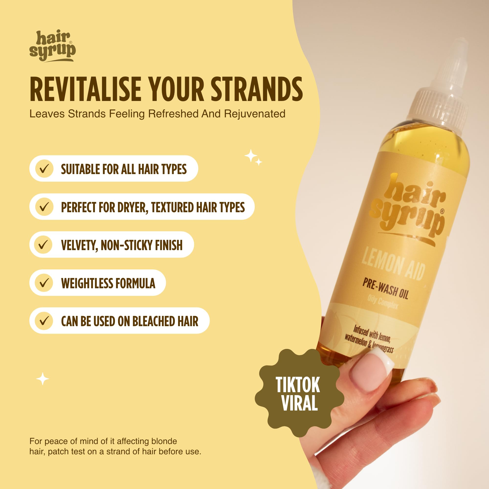 Hair Syrup, Gold, 300 ml (Pack of 1) - Image 3