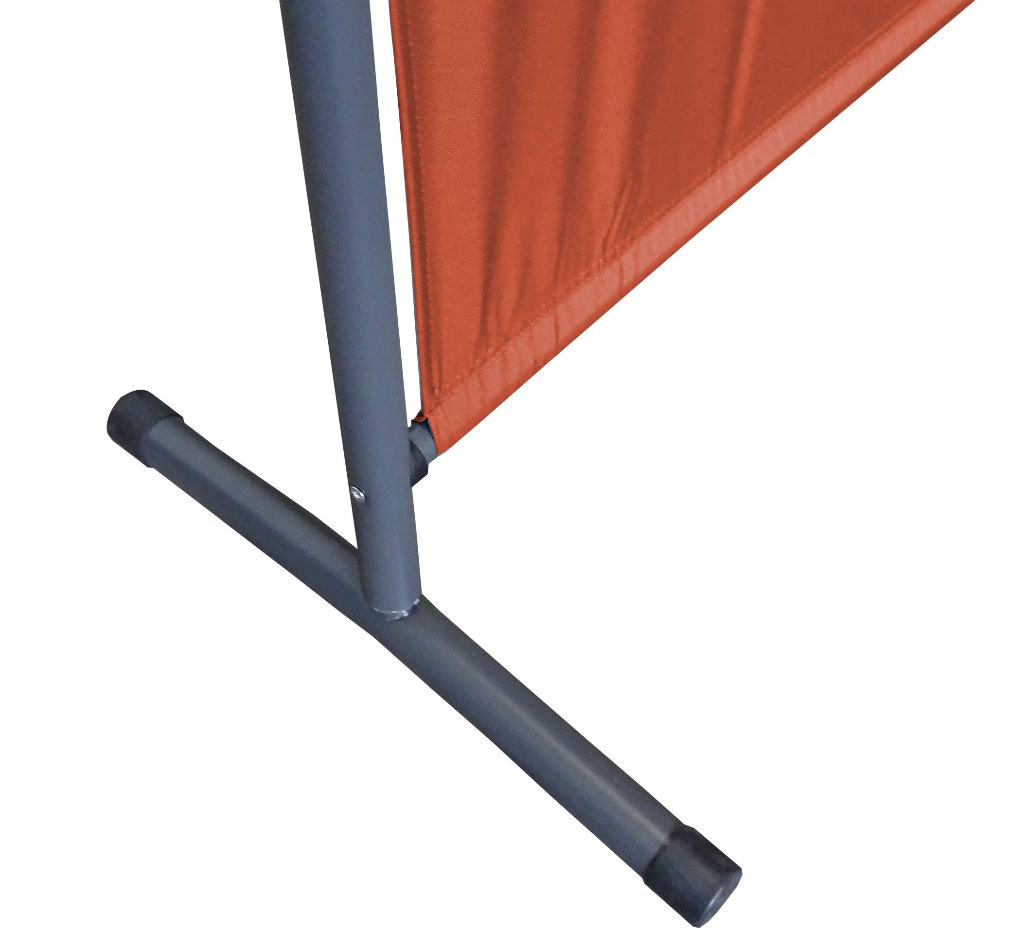 QUICK STAR Parawan 180 x 178 cm, materiałowa ścianka działowa, duża ścianka działowa, balkon, ochrona przed wzrokiem, Terra