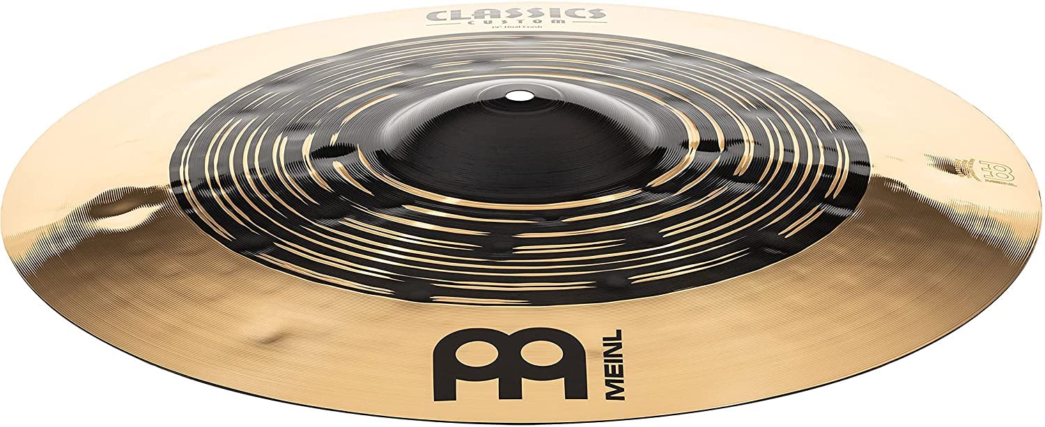 Meinl Cymbals Classics Custom Dual Crash Cymbal 19 inch (Video) for Drumkit (48,26cm) B12 Bronze - Image 3
